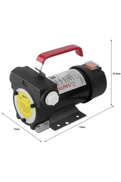 stilmax Germany Technology 24v Kendinden Emişli Yakıt Sıvı Yağ Mazot Aktarma Transfer Pompası Paslanmaz - Resim 2