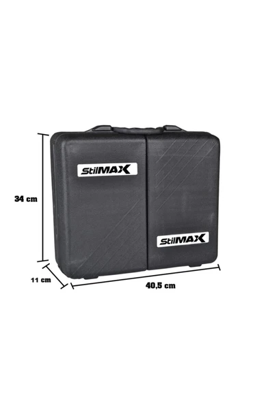 stilmax Alman Style 405 Parça Devir Ayarlı Gravür Oyma Makinesi Dremel Taşlama Zımpara Seti 450w - Resim 3