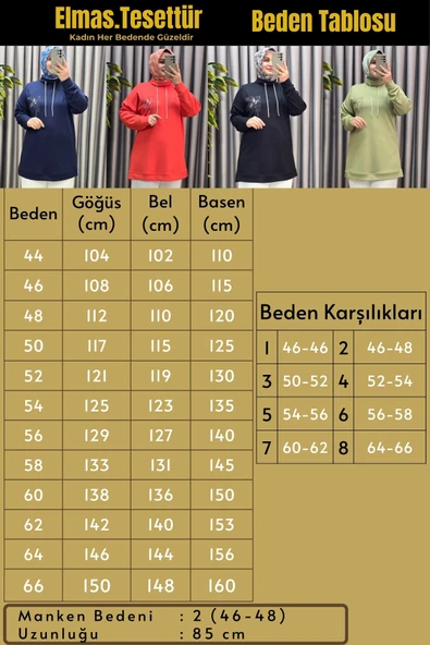 Kadın Giyim Modal Sırtı Nakışlı Tunik - Resim 2