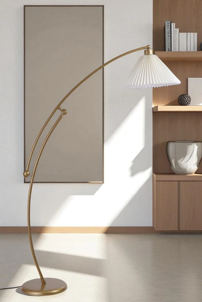 Lumexx ZÜMRA ESKİTME LAMBADER PİLELİ KREM ABAJURLU ürün görseli