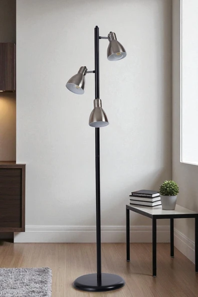 Lumexx OTİS 3 LÜ SİYAH-MAT KROM LAMBADER ürün görseli