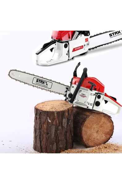 STAXX POWER American Ağaç Odun Dal Kesme Makinesi Benzinli Motorlu Testere Motoru 63cc 7.9 Hp Zincir Hediyeli - Resim 4