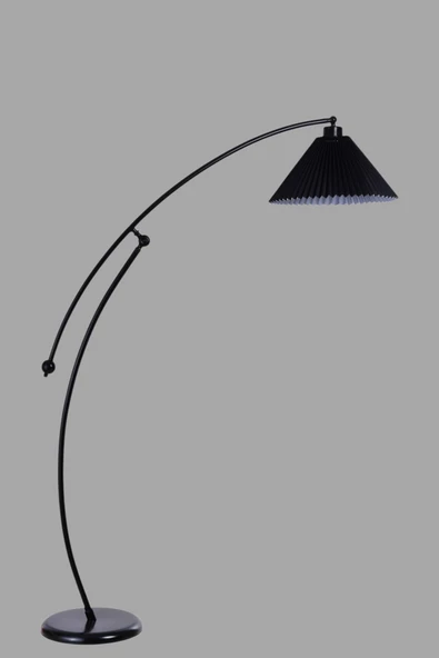 Lumexx ZÜMRA SİYAH LAMBADER PİLELİ SİYAH ABAJURLU - Resim 3