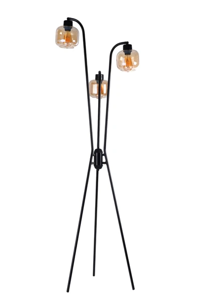 Lumexx YENİ AKASYA 3 LÜ SİYAH LAMBADER BAL CAMLI - Resim 2