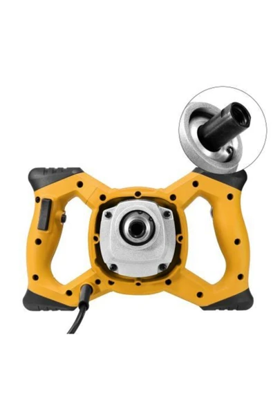 stilmax 6 Kademe Devir Ayarlı Elektrikli Alçı Boya Ve Harç Karıştırıcı Mikser 3300 W - Resim 2