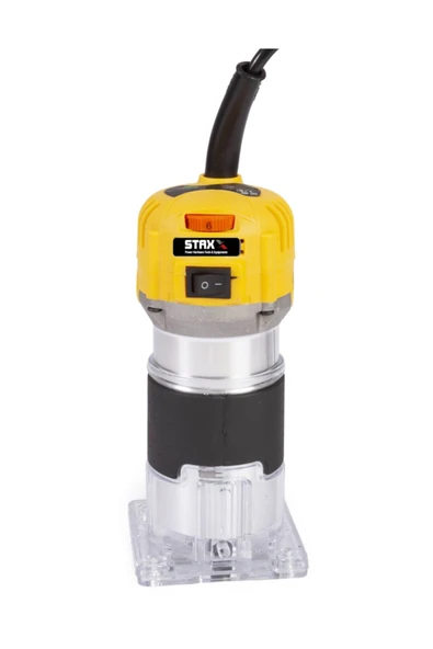STAXX POWER Staxx Pro Devir Ayarlı 1200w Formika Traşlama Freze Makinesi 6mm Pens 2 Yıl Garantili ürün görseli