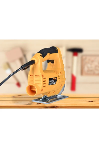 STAXX POWER Sarı 6 Kademe Devir Ayarlı Çantalı Pandül Hareketli Dekupaj Testere - Resim 4