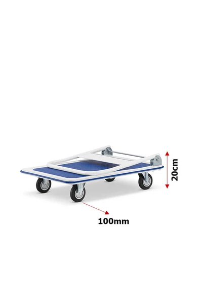 BALATLI Katlanabilir El Taşıma Arabası 300 Kg - Resim 4