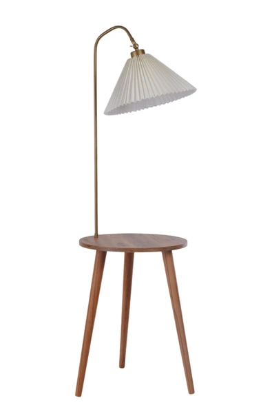 Lumexx ATLAS NATUREL-ESKİTME LAMBADER PİLELİ KREM ABAJURLU - Resim 2