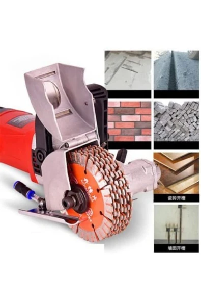 STAXX POWER Elektrikli Duvar Oluk Makinesi Kanal Açma Kesme Yerleştirme Makinesi 40 mm 4 kw 2600 Watt 4.5 kg - Resim 2