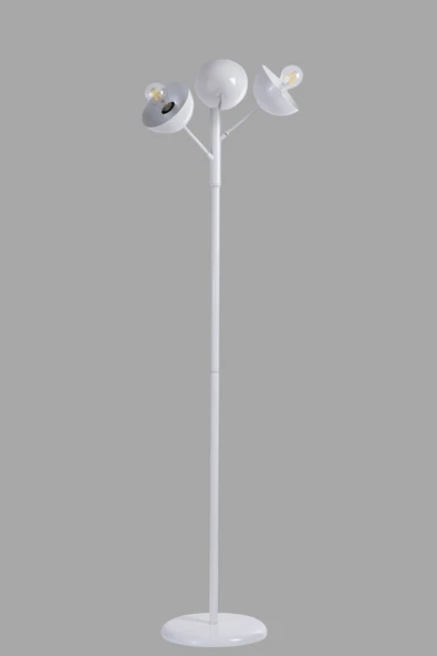 Lumexx KÜRE 3 LÜ BEYAZ LAMBADER METAL BAŞLIKLI - Resim 3