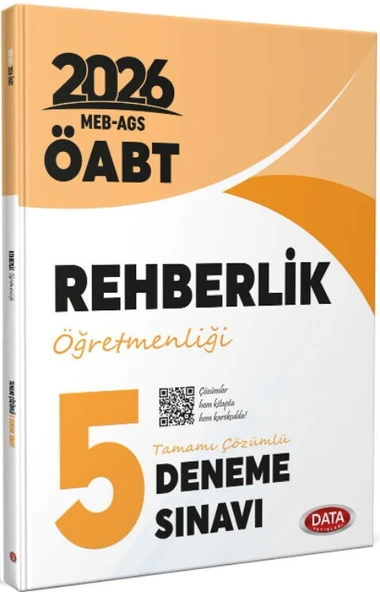 Data Yayınları 2026 ÖABT Rehberlik Öğretmenliği 5 Deneme Sınavı ürün görseli