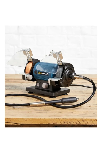 stilmax Multi Function Spiralli Gravür Zımpara Taş Motoru Oyma Seti + 105 Pcs Uç Hediyeli 450 w ürün görseli