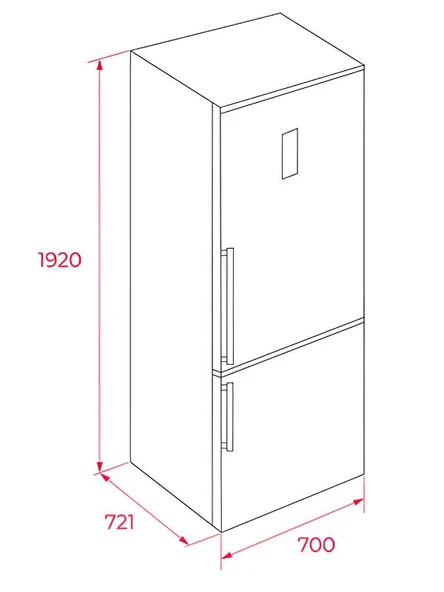 Teka RBF 78725 GWH EU 510 Lt. No Frost Beyaz Buzdolabı - 9