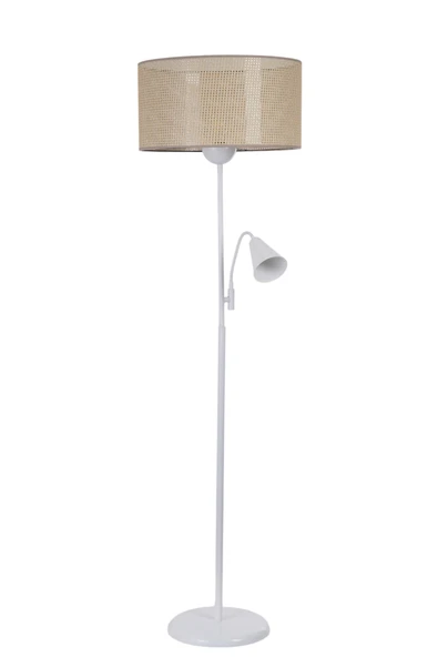 Lumexx DEVİN BEYAZ LAMBADER SİLİNDİR PETEK ABAJURLU - Resim 2