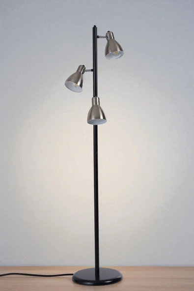 Lumexx OTİS 3 LÜ SİYAH-MAT KROM LAMBADER - Resim 2