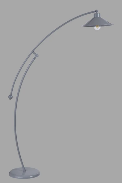 Lumexx ZÜMRA GRİ LAMBADER METAL GRİ BAŞLIKLI - Resim 3