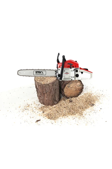 STAXX POWER American Ağaç Odun Dal Kesme Makinesi Motorlu Benzinli Testere 52cc 4.3 Hp Yağ + Yedek Zincir - Resim 4