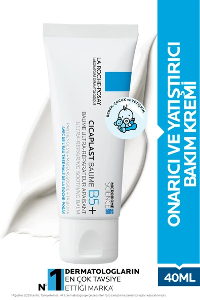 La Roche Posay Cicaplast Baume B5 Onarıcı ve Yatıştırıcı Bakım Kremi 40 ml