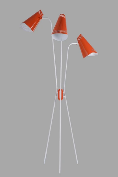 Lumexx YENİ AKASYA 3 LÜ BEYAZ LAMBADER TURUNCU LAZER BAŞLIKLI - Resim 3