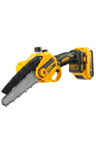 staxx 21V 3Ah Super Seri Çift Akülü 18 cm Pala Dal Budama Bıçkı Makinası Yağ Pompalı Seri Kullanım - Resim 3