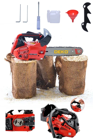 DEKO TURKEY 52cc Portatif Mini Benzinli Testere 30cm 13000rpm 2000w Benzinli Dal Budama Kesme Bıçkı Testeresi ürün görseli 1