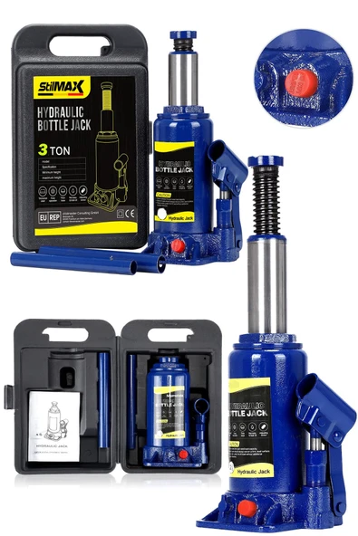 stilmax Germany 3 Ton Kapasiteli Araba Krikosu 2 Yıl Garantili 37.2cm Max Yükseklik Çantalı Set ürün görseli