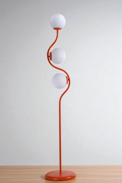 Lumexx TURAN 3 LÜ TURUNCU LAMABDER BEYAZ CAMLI ürün görseli