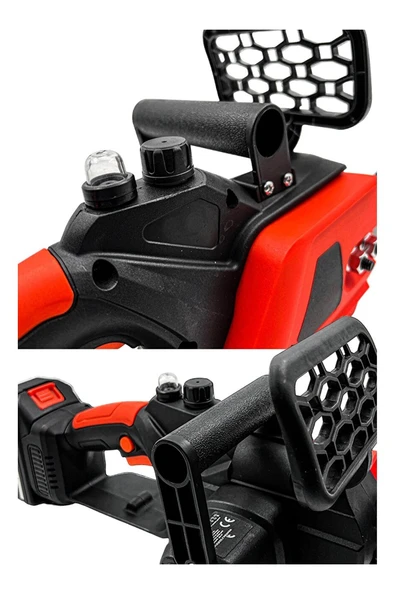 STAXX POWER Yağ Pompalı Metal Dişli Şanzuman 58V 10AH x2Akülü Dal Kesme Budama Testere Bıçkı Makinesi Uzun Pala - Resim 3