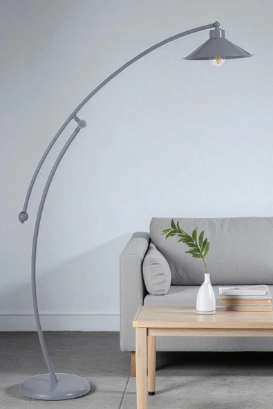 Lumexx ZÜMRA GRİ LAMBADER METAL GRİ BAŞLIKLI ürün görseli