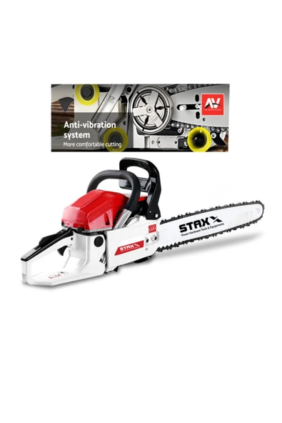 STAXX POWER American Ağaç Odun Dal Kesme Makinesi Benzinli Motorlu Testere Motoru 63cc 7.9 Hp Zincir Hediyeli - Resim 3