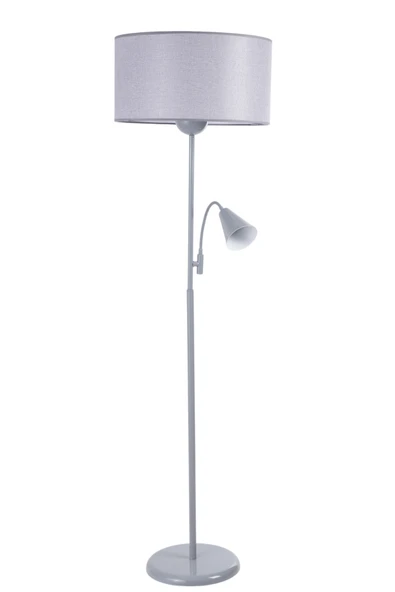 Lumexx DEVİN GRİ LAMBADER SİLİNDİR AÇIK HASIR GRİ ABAJURLU - Resim 2