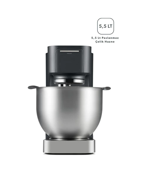 Homend Artfood 3025 1200 W 5,5 LT Stand Mikser Gri - 2