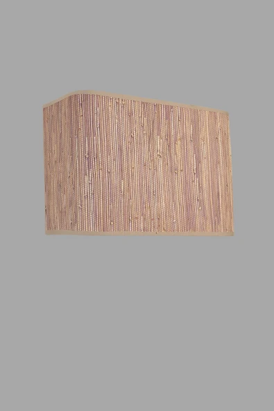 Lumexx Yeni Bambu Pilli 04 Abajurlu Dikdörtgen Aplik - Resim 3