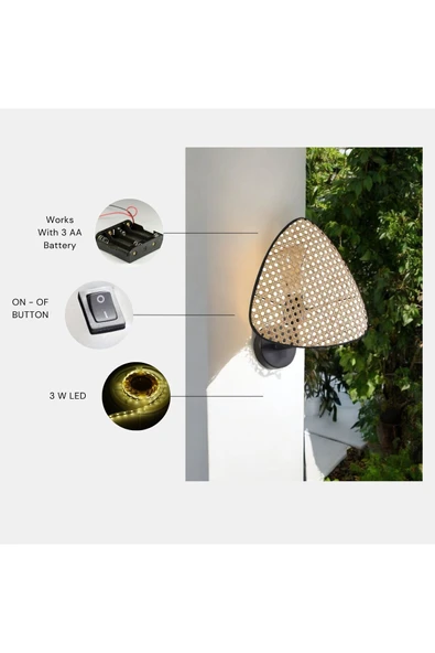 Lumexx YENİ HERA PİLLİ TEKLİ SİYAH APLİK ürün görseli