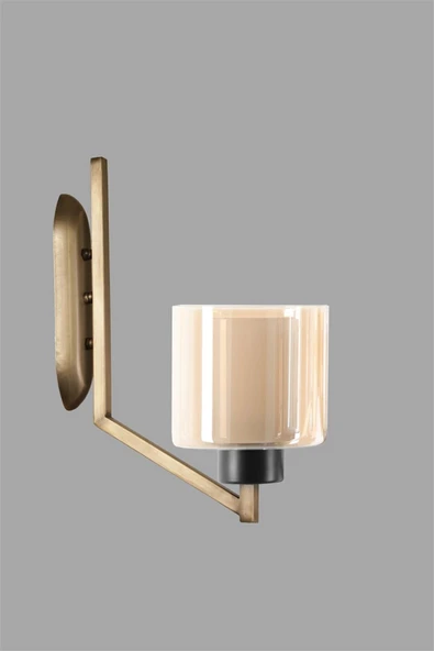 Lumexx Yeni Ruby Pilli Eskitme Bal Camlı Aplik - Resim 4