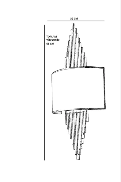 Lumexx Yeni Aslı Pilli Eskitme Oval Rattan Abajurlu Aplik - Resim 4