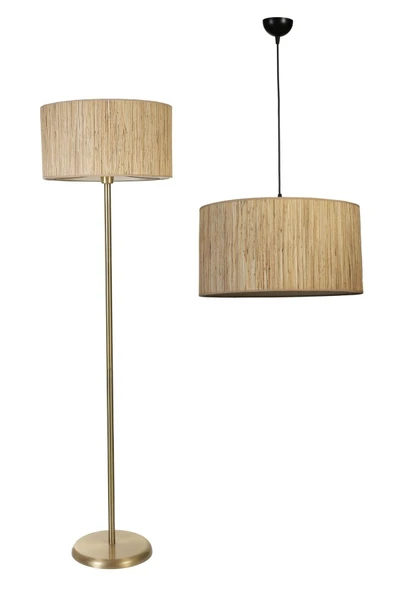 Lumexx BAMBU 010 AVİZE LAMBADER ESKİTME 2 Lİ SET - Resim 2