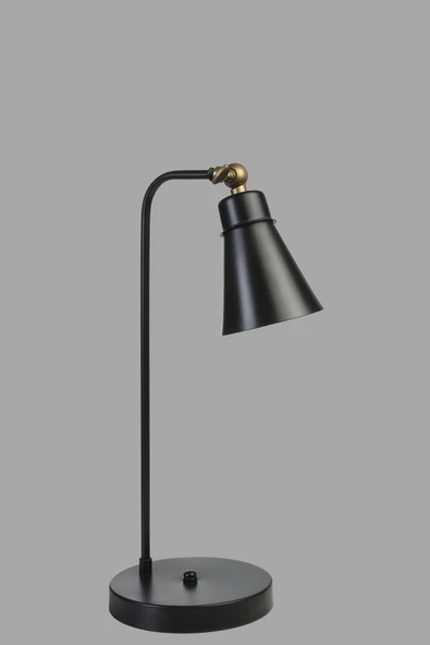 Lumexx YENİ DORA PİLLİ SİYAH MASA LAMBASI - Resim 4