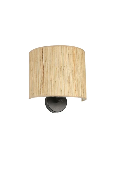 Lumexx YENİ BAMBU PİLLİ 010 ABAJURLU OVAL APLİK - Resim 3