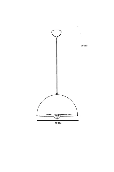 Lumexx Büyük Retro Eskitme Avize Abajur 3 Lü Set - Resim 5