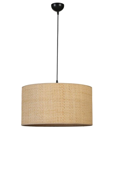 Lumexx HASIR RATTAN AVİZE LAMBADER 2 Lİ SET - Resim 3