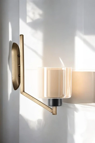 Lumexx Yeni Ruby Pilli Eskitme Bal Camlı Aplik - Resim 2