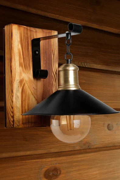 Lumexx Yeni Alkım Pilli Yanık Metal Başlıklı Aplik - Resim 2