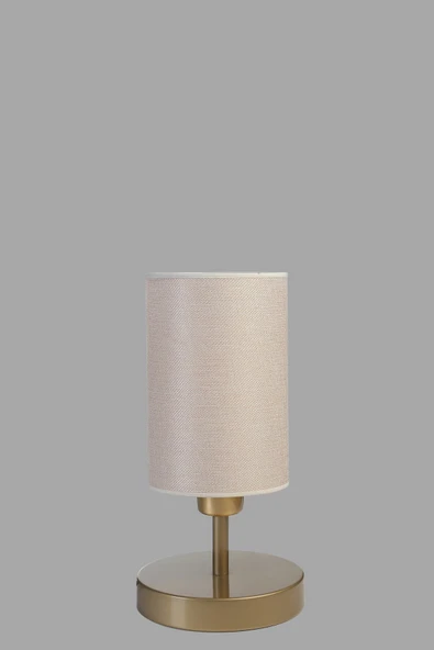 Lumexx Yeni Rumeli Pilli Eskitme Açık Hasır Abajurlu Masa Lambası - Resim 4