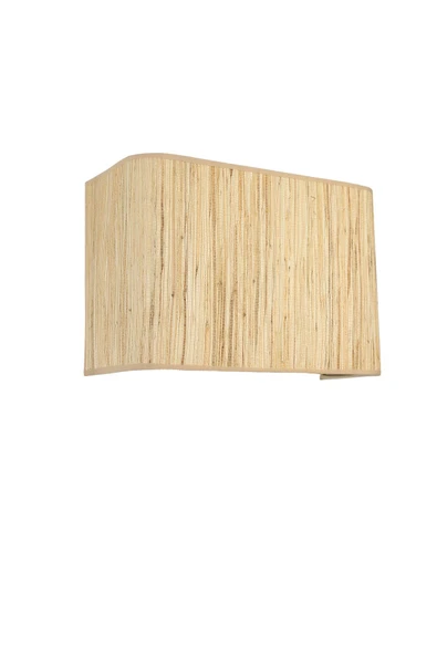 Lumexx YENİ BAMBU PİLLİ 010 ABAJURLU DİKDÖRTGEN APLİK - Resim 3