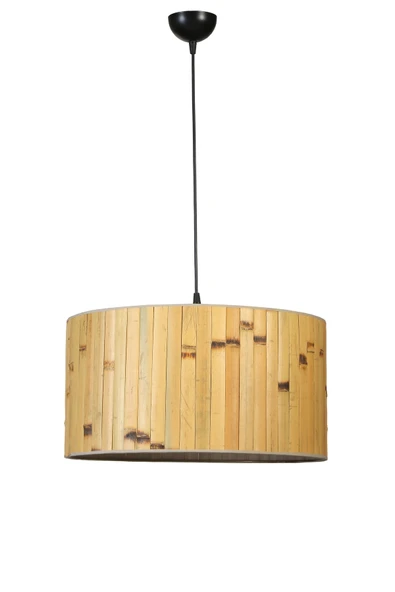 Lumexx BAMBU 02 ABAJUR AVİZE 3 LÜ SET - Resim 4