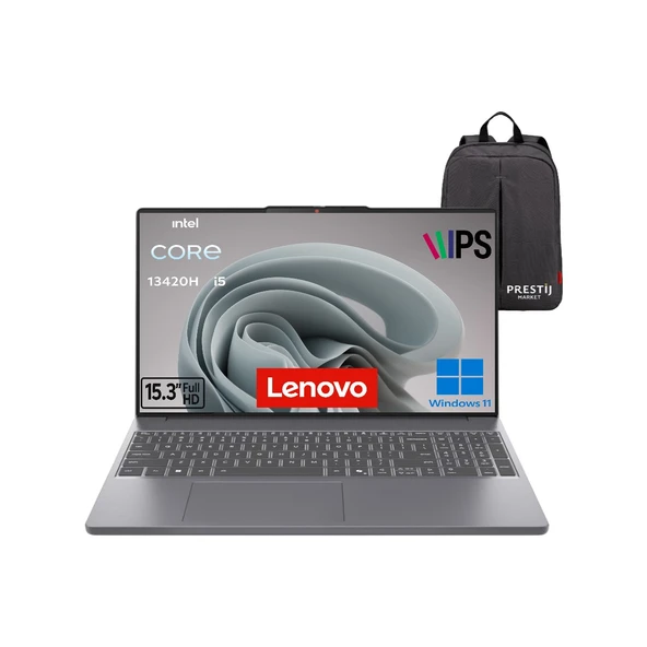 Ideapad Slim 3 Intel Core I5 13420H 8gb 512GB SSD 15.3" Wuxga (Alüminyum Üst Kasa) WIN11 Pro 83K1004ETR P1
