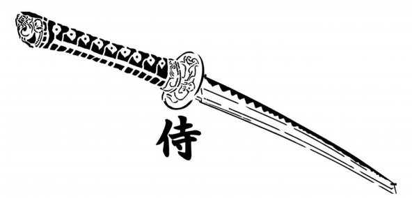 Katana Kılıç Stencil Plastik Aparat