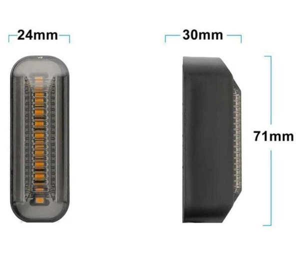 Spirit Beast JL20I Kayan Ledli Motosiklet Sinyal Takımı - 3